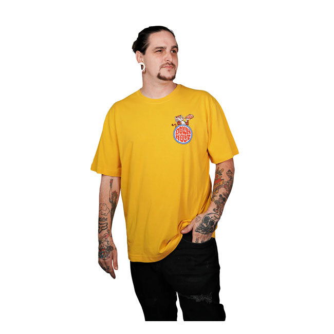 Down-n-Out Tiger In Your Tank T-Shirt Geel