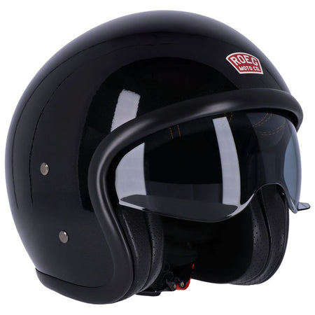 The perfect helmet for the urban commuter. We like to think of the Sundown as the Swiss Army Knife of the collection; a convenient lightweight multi-tool that's ready for anything. Wear it as an open-face when the weather is nice; and the moment you speed up; simply flip down the internal visor.It works for rain too; pull the visor and hey presto; ride in comfort! The helmet is made of `RQ LIGHT' fiberglass shell with a multi-density EPS liner and in two ergonomic shell sizes. Features a quick release micro