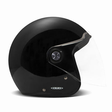 The DMD P1 helmet is a fiberglass jet helmet influenced by the shell of the iconic Seventies but with a next generation visor totally removable. Thanks to an easy system you can take the visor off possessing two products in one: a jet with visor for the winter season and a simple jet fitting glasses or goggles for the sunny and warm days. Three different shells for the perfect fit and maximum compactness; removable and washable liner and padded chin strap with Double D-ring closure. The helmet is ECE approv
