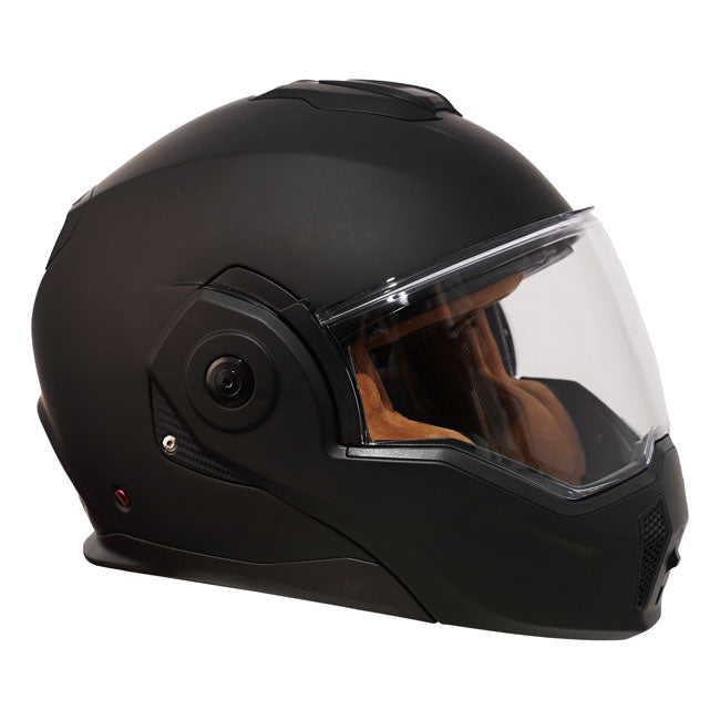 By City 180 Tech II Modulaire Helm Zwart Mat Motorfietshelm