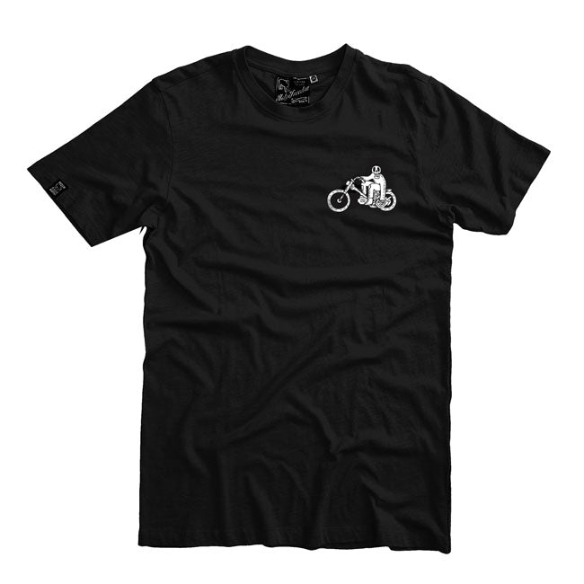 Welcome to the Holy Freedom Crew; where style; comfort; and brotherhood ride together. Crafted from 60% recycled cotton and 40% polyester; the Holy Freedom Crew t-shirt delivers a soft; durable feel with a slim; ride-ready fit. Featuring a short-sleeve crew-neck design with precise armhole construction; it carries bold prints front and back that declare same direction; same soul.