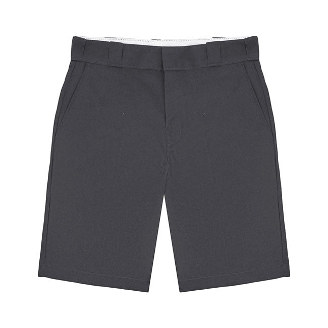 Based on the Original 874 Pant; the 874 Short is a 10" length work short with authentic Dickies detailing. Featuring fly and button closure and wide fitted waistband with belt loops. Built for durability and comfort.Materials: 65% POLYESTER 35% COTTON; 278 GSM.