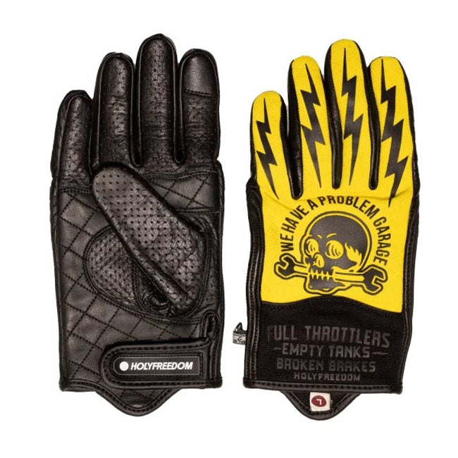 The Holy Freedom Tools gloves are crafted for ultimate versatility; these gloves feature a 100% certified anti-abrasion cowhide palm that softens and adapts to your hand for a custom fit. The back is made from durable 100% polyester and anti-abrasion stretch fabric; ensuring comfort and protection. Designed for the warmer weather these gloves are equipped with a touchscreen-compatible index finger; making it easy to stay connected. The adjustable wrist closure with a Velcro flap ensures a secure fit. With t
