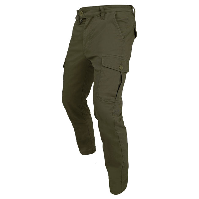 Step into the perfect fusion of rugged style with the By City Army pants. Built from abrasion-resistant cotton; these pants are designed to handle the road while keeping you comfortable all day long. The mono-layer construction keeps things light and breathable; while six outer pockets give you that utility edge; whether you''re riding through the city or heading off-grid. Inside; you'll find built-in compartments for protection; including foam hip pads and removable Flexishock knee protectors that meet CE 