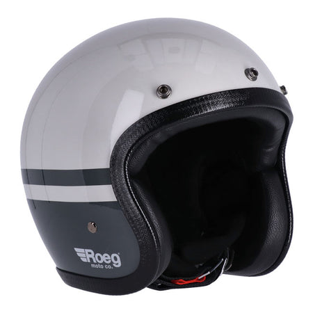 JETTson is a premium plush lined openface helmet with a comfortable; firm fit that feels just right! Like a good pair of boots; the JETTson goes with anything; anywhere. It looks as good heading into in the city for work; as it does a cross-country road trip with friends. The helmet is made of `RQ LIGHT' fiberglass shell with a multi-density EPS liner and in four shell sizes for the closest possible fit. Features a classic double D-ring adjustable chinstrap with Microtech fleece padding; premium brass integ