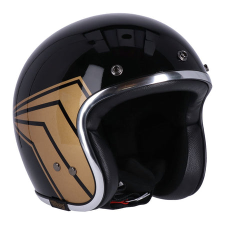 The best way to stay safe on a motorcycle is to not ride a motorcycle; but let's skip that option and go for an ECE 22.06 approved helmet that looks amazing. These 13 « Skull bucket helmets are old-school cool; with vintage colors and graphics that match your chopper style. The Buckets are made of fiberglass in four different shells and are available in sizes ranging from Extra Small to Double XL. Complete with padded chin strap and classic double d-ring closure; plus integrated snaps for shields and peaks