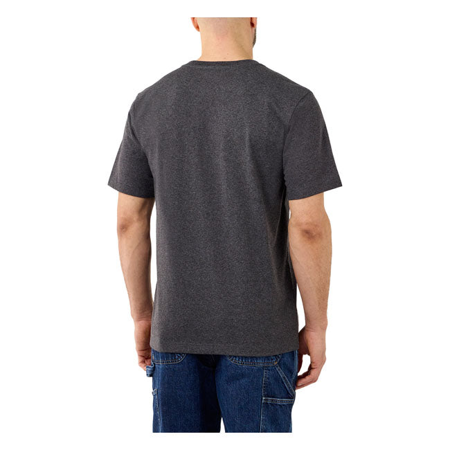Carhartt K87 Pocket T Shirt Carbon Heather Katoen