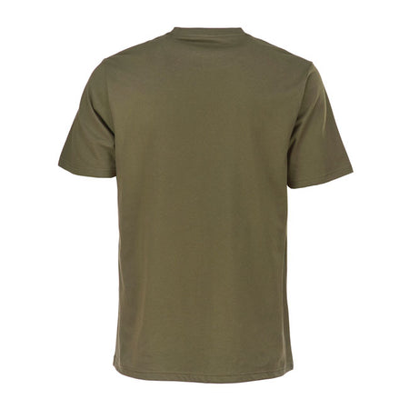 The Dickies Mapleton t-shirt is a regular fit crewneck t-shirt made of soft and breathable BCI certified cotton jersey featuring the iconic Dickies logo in small on the chest. Available in a wide selection of classic and seasonal colors. The classic staple cotton T-shirt made for everyday wear. Jersey 100% BCI cotton 160 GSM