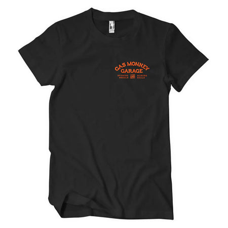 Gas Monkey Garage! Choose your favorite t-shirt; hoodie; tanktop; long sleeve or cap from the legendary Dallas-based garage founded by Richard Rawlings and made famous by their tv show. Blending craftsmanship; rock 'n' roll energy; and Texas grit; Gas Monkey Garage has become a symbol of automotive passion and bold designs. Also their apparel have bold designs; every piece; from rugged t-shirts to stylish hoodies are made from 100% cotton have a nice print on the back or front. Wear the legend. Embrace the 