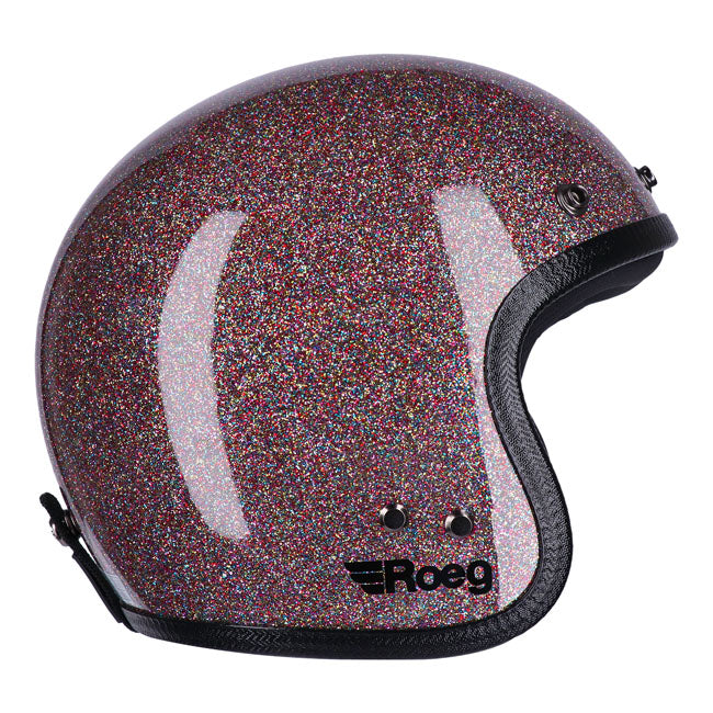 The Roeg JETT helmet; a modern classic that stays true to its roots as the trendsetter in headgear. Crafted for those who value a lightweight; open-face design without compromising style; the JETT is anything but ordinary. This helmet effortlessly blends urban chic with practicality; ready to accompany you on spontaneous rides or impromptu meet-ups. With its ''RQ LIGHT'' fiberglass shell; multi-density EPS liner; and four shell sizes; the JETT ensures a snug fit. The classic double D-ring adjustable chinstr