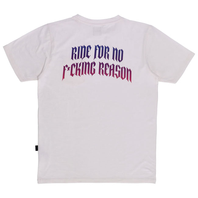 Roeg Kane T Shirt Wit 95% Katoen 5% Lycra Comfortabel Stretch Motorrijders Dagelijks