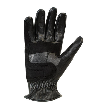 The John Doe Tracker is not only an extremely solid motorcycle glove; but the intricate details such as a touchscreen compatibility and wrist protectors make it extremely elegant. The cowhide leather is reinforced where you'd need it; and perforated where you'd want it. The pre-curved fingers give you a secure grip on the handlebars on longer journeys; and the velcro strip on the wrist allows you to adjust the Tracker to an exact fit. CE certification: EN 13594:2015 Full grain cowhide leather Adjustable 