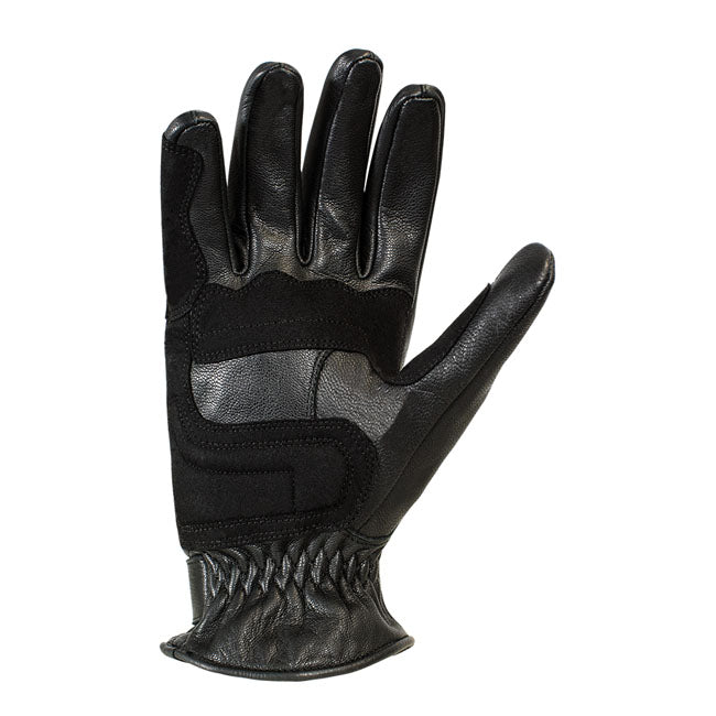 The John Doe Tracker is not only an extremely solid motorcycle glove; but the intricate details such as a touchscreen compatibility and wrist protectors make it extremely elegant. The cowhide leather is reinforced where you'd need it; and perforated where you'd want it. The pre-curved fingers give you a secure grip on the handlebars on longer journeys; and the velcro strip on the wrist allows you to adjust the Tracker to an exact fit. CE certification: EN 13594:2015 Full grain cowhide leather Adjustable 