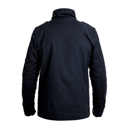 The John Doe Explorer jacket XTMr gives you the perfect gear to discover new horizons. The AAA-certified jacket comes with a number of features that make life easier as you go on your travels. XTM-Fiberr lining together with shoulder; elbow and back protectors keep you safe in any situation. The cotton outer fabric with inner beeswax coating is so tightly woven that it keeps the wind out and is water-resistant to a water column of 900 mm. The front zipper offers additional wind protection. On the outside of