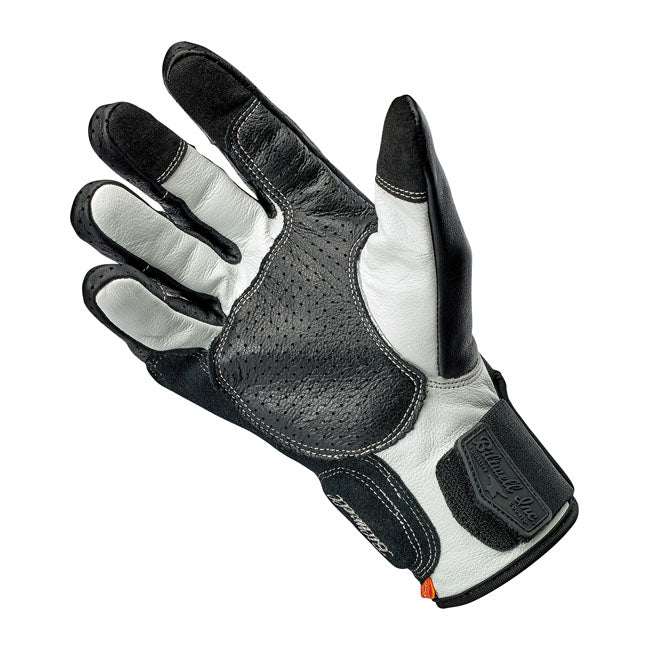 The Borrego Glove has rugged reinforcements in friction zones coupled with perforated panels for increased air flow. A positive wrist closure and high-impact knuckle guards contribute to the coveted CE rating; but we've made them aesthetically low-key so you don't look like a transformer while riding. Meets CE 89/686 safety standard for motorcycle operation.   * Exterior: 100% leather construction for durability  * Suede friction zones with strategic padding for impact protection  * Moisture-wicking fleece 