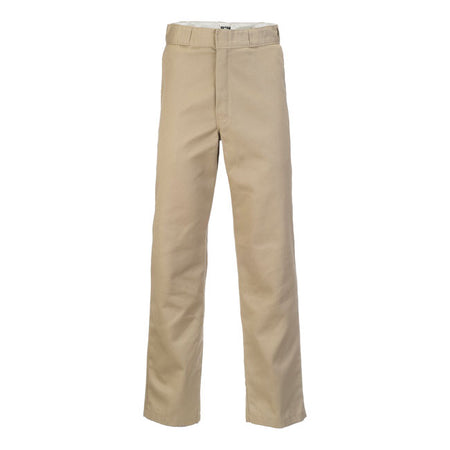 The Dickies 874 work pants is one of the core pieces at Dickies; made of their signature midweight twill now produced of consciously sourced recycled fibres. The iconic straight leg twill chino with signature regular fit; designed to be durable and comfortable; offered in a wide range of fade resistant colors. The recycled poly-cotton blend; 65% polyester 35% cotton; makes these a timeless work inspired pants that's built to last.