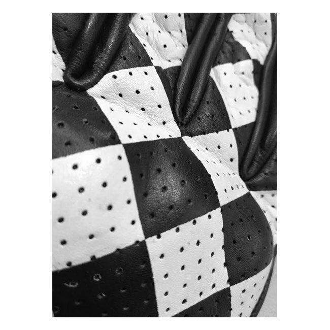 Holy Freedom Bullit 2021 Handschoenen Zwart Wit Cafe Racer Bescherming CE EN13594