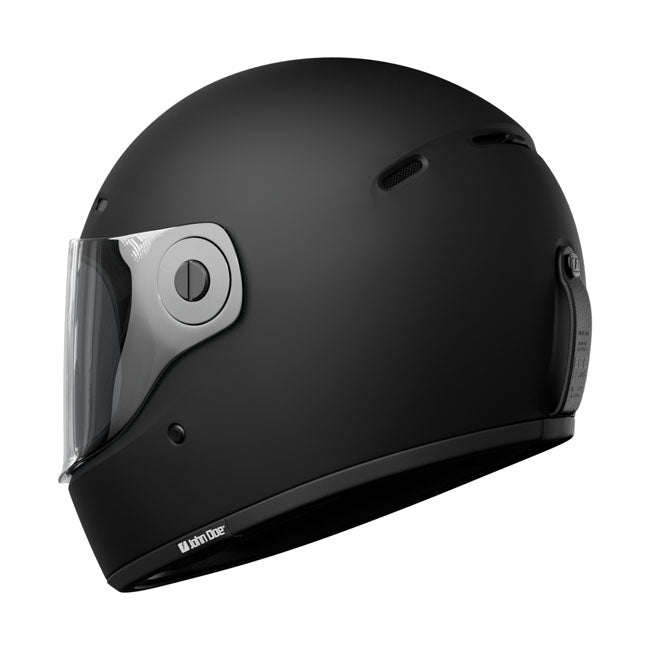 The John Doe JD/One Helmet gives you no end of possibilities for customization to match your look. The helmet comes in a retro 70s design without compromising on safety and comfort. Whether you're into speeding along the highways; planning an off-road adventure; or aiming for that old-school look; this helmet goes with every motorbiking style. The newly developed Multi-Lock system makes it easy to attach accessories such as a visor; sun peak; or blanking panel. This lets you customize your helmet exactly th