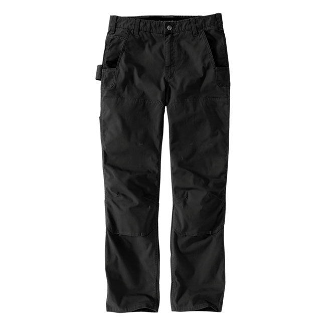 Carhartt Steel Rugged FlexT Ripstop Double-Front Broek Zwart Met Stretch En Versterkte Zakken