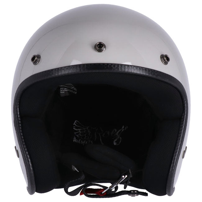 Roeg JETT Open Face Helm Fog White Lichtgewicht Glasvezelschaal ECE R22.06 Veilige Pasvorm Urban Stijl