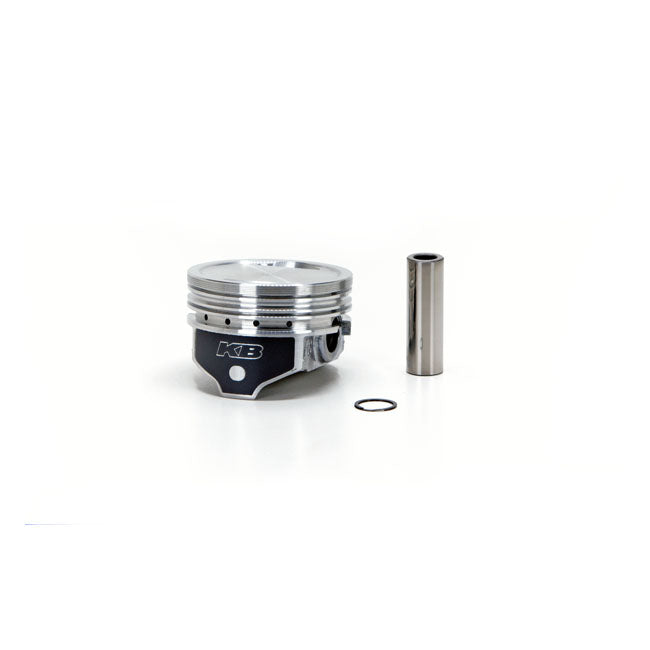 High compression. 883-1200 conversion piston set. Compatible with stock unmodified cylinder heads. 10:1 Compression ratio. Piston weight 335gr. Piston pin diameter .792" and weight 97gr.  Head type: Dish.  Dome +10cc.  Compression height 1.210".  Bore 3.498".  Stroke 3.812".  Rod length 6.926".  Cyl. length 4.650".  Comes with T6 heat treated 390 Hypereutectic cast pistons with 16% silicone levels which enables running a very tight clearance for longevity and hardly any piston noise.   Note: Top compression