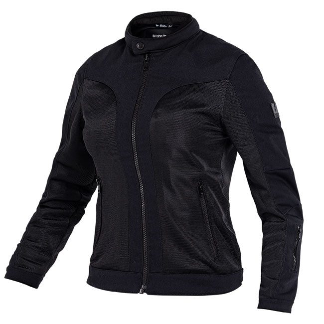 The John Doe Aero mesh jacket is the ideal companion for hot summer days on the bike. With its fully perforated construction; it offers unbeatable ventilation while remaining extremely durable. The Aero Mesh is certified according to the AA standard (EN17092:3-2020). The perforated construction of this motorcycle jacket offers optimum ventilation; ensuring a comfortable riding experience even in extreme temperatures. Whether in the city or on the highway; the Aero Mesh jacket keeps you cool and protected. F