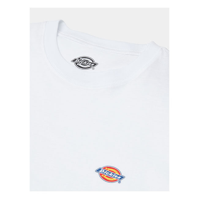Dickies Mapleton Dames T Shirt Wit Katoen Jersey Regular Fit Met Logo Op De Borst BCI Katoen