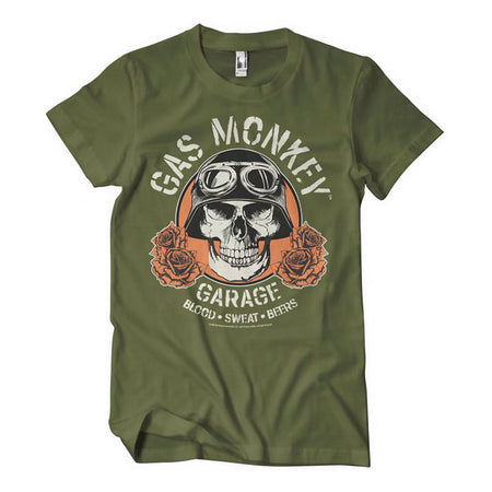 Gas Monkey Garage! Choose your favorite t-shirt; hoodie; tanktop; long sleeve or cap from the legendary Dallas-based garage founded by Richard Rawlings and made famous by their tv show. Blending craftsmanship; rock 'n' roll energy; and Texas grit; Gas Monkey Garage has become a symbol of automotive passion and bold designs. Also their apparel have bold designs; every piece; from rugged t-shirts to stylish hoodies are made from 100% cotton have a nice print on the back or front. Wear the legend. Embrace the 
