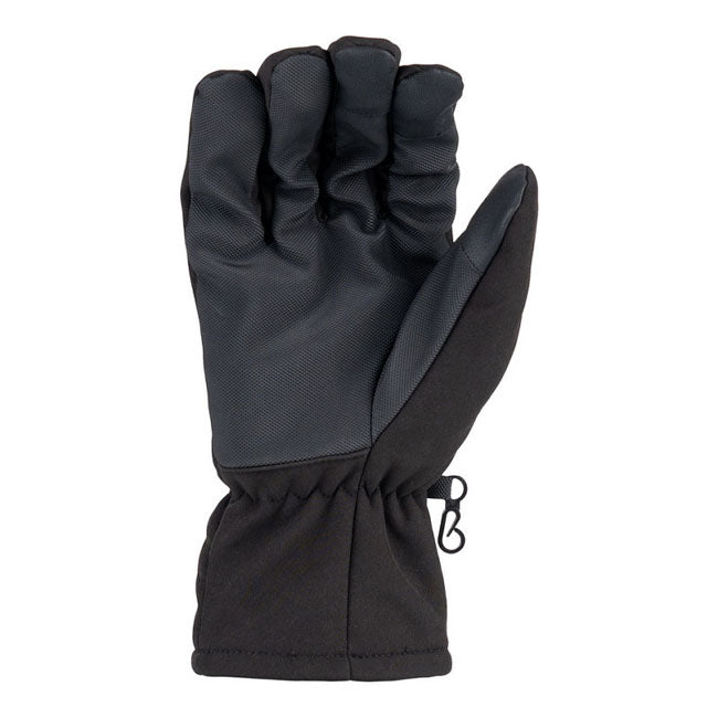 These beautiful Softshell gloves offer protection from the cold in winter. Other functional features such as breathability; wind and water resistance; finger freedom and great fit are also important aspects of these Softshell gloves. In short; a glove that on the outside protects against wind; water and cold and on the inside keeps your hands comfortably warm. The Softshell gloves are equipped with conductive fibers in the fingertips; so you can also use the gloves to operate the touchscreen of your smartph