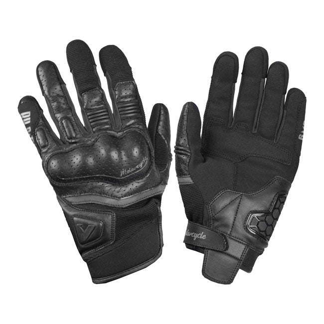 The By City Tokio gloves made of perforated leather and anti-abrasion fabric of the highest quality. They incorporate Flexishock protection on the knuckles; aramid anti-abrasion on the palm of the hand and are adjustable by velcro on the wrist. They have the touch function on the index finger and are CE approved; CE UNE-EN:13595:2015-CE. Enjoy the summer with these Tokio gloves. Available in black; black/brown and yellow.