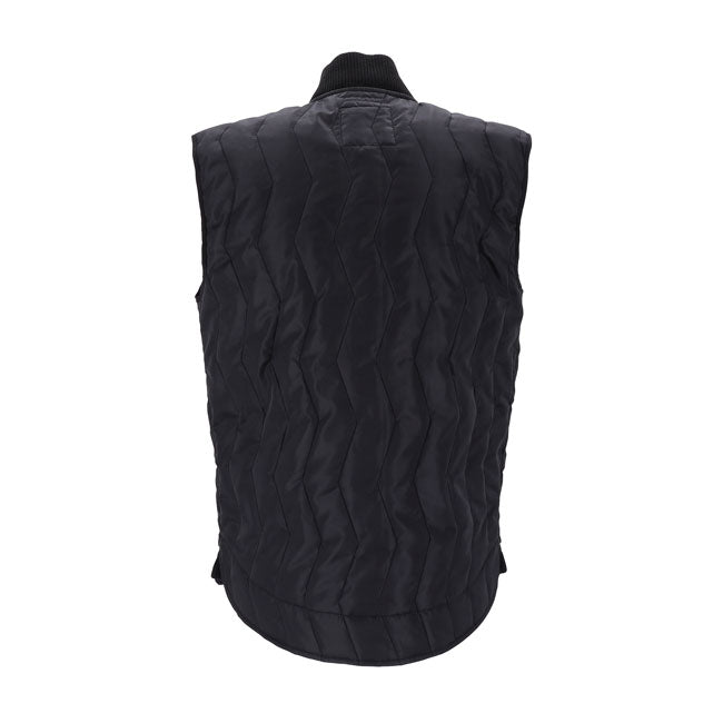 The Roeg Victor vest is a stylish and comfortable nylon stepped vest that you can wear on any occasion. It has 2 outside slash pockets and 2 inner pockets to store your essentials. The cotton collar adds a touch of elegance and warmth. Roeg brad vest is the perfect choice for a casual and cool look.