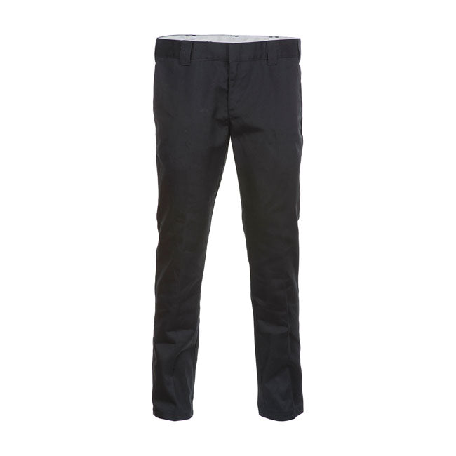 Dickies 872 Slim Fit Werkbroek Zwart Kreukvrij Kleurvast Chino Stijl Heritage Geïnspireerd Met Gerecyclede Vezels