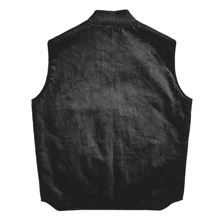 The Worker Havana vest from Holy Freedom is a modern take on classic utility wear; built for life on and off the bike. Constructed from rugged cotton canvas; it's tough enough for the road but lined with soft brushed flannel for all-day comfort. Featuring reinforced shoulders; snap-button closure; and roomy pockets for tools or essentials; this vest balances old-school workwear grit with bold rider style. Layer it over a hoodie or shirt and make it your everyday go-to.