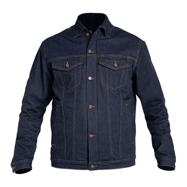 John Doe Maverick Denim Jas Raw Blauw LE Met CE Bescherming EN 17092 AAA Voor Motorrijders Met Schouders En Ellebogen
