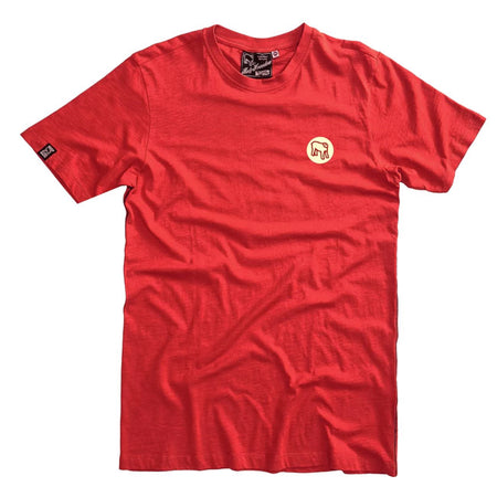 The Holy Freedom Crew t-shirt is built for those who live life on the throttle; crafted entirely from 100% recycled cotton for a soft; breathable feel that doesn't compromise the planet. With its 150 g/mý lightweight fabric; this t-shirt keeps you cool and comfortable whether you're on the road or off-duty. The classic crewneck design feature a regular fit and armhole construction for unrestricted movement and lasting comfort. A bold print on the back delivers that unmistakable Holy Freedom attitude; subtl