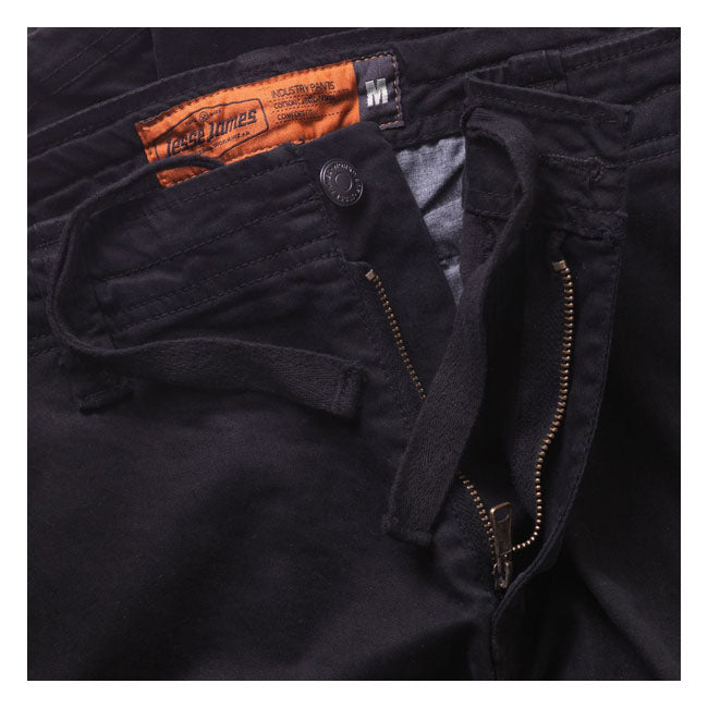 West Coast Choppers WCC M65 Cargo Broek Zwart Katoen Spandex Verstelbare Tailleband Buitengebruik