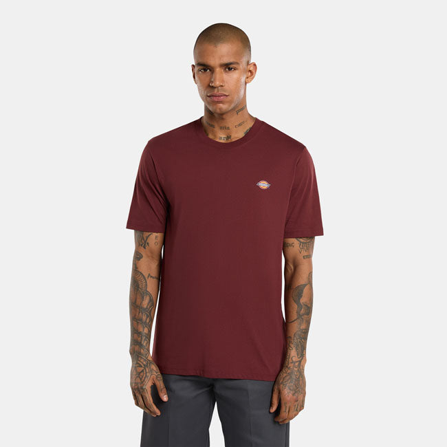 Dickies Mapleton T Shirt Andorra BCI Gecertificeerd Katoenjersey Regular Fit Ronde Hals Logo Op Borst