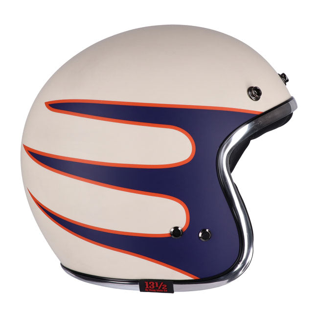 The best way to stay safe on a motorcycle is to not ride a motorcycle; but let's skip that option and go for an ECE 22.06 approved helmet that looks amazing. These 13 « Skull bucket helmets are old-school cool; with vintage colors and graphics that match your chopper style. The Buckets are made of fiberglass in four different shells and are available in sizes ranging from Extra Small to Double XL. Complete with padded chin strap and classic double d-ring closure; plus integrated snaps for shields and peaks