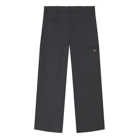The Dickies 247 Loose work pant is a loose fit; straight leg twill work pant. Made with 8.3OZ 100% cotton with enzyme wash for softening. Featuring work pant welt back pockets; front slash pockets; front and back crease; zip-fly with top button closure; and contrast waistband tape and print. A modern take on classic workwear. Available in a wide range of classic and seasonal fade resistant colors. Loose fit with straight leg 100% cotton twill