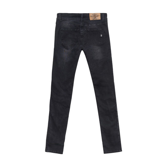 The Betty High female jeans XTMr not only rock it in the looks department; the technical details give them full AAA certification. This is mainly because of the XTM-Fiberr lining as well as knee and hip protectors rounding up the whole safety package. Betty High Jeans XTMr come in a high-waist five-pocket design with outer fabric in stretch denim for supreme comfort. CE certification: AAA (EN17092-2:2020) Two-layer design XTM-Fiberr lining Outer fabric: Stretch denim twill XTM protector-ready Integrat