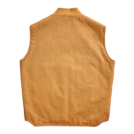 The Worker Havana vest from Holy Freedom is a modern take on classic utility wear; built for life on and off the bike. Constructed from rugged cotton canvas; it's tough enough for the road but lined with soft brushed flannel for all-day comfort. Featuring reinforced shoulders; snap-button closure; and roomy pockets for tools or essentials; this vest balances old-school workwear grit with bold rider style. Layer it over a hoodie or shirt and make it your everyday go-to.
