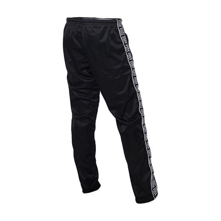 The Tracksuit collection is made of brushed tricot with a slim fit; ribbed cuffs; nylon full zip in front; two front pockets and the waistband with elastic inside and drawcord on pants. The WCC logo tape in jacquard with piping applied on sleeves and on sides of the pants. Logos printed on chest and back. Perfect for your spare time when not on the bike.