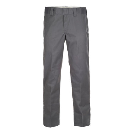 The 873 Work pants of Dickies is a slim fit straight leg chino that sit's at the waist. Made of the 66 cloth; 65% polyester 35% cotton; now produced of consciously sourced recycled fibres; offered in a wide range of fade resistant colors. Wrinkle resistant and timeless; these chinos are designed for comfort and durability.