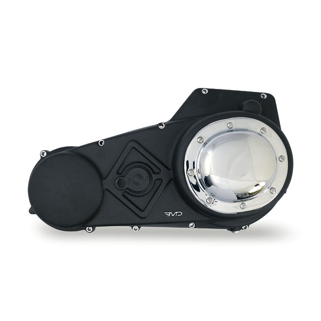 Black cast aluminum primary cover; directly influenced by the early tin diamond primary covers; as used by Captain America & Billy in the 1969 Easy Riders motion picture; hence the name Billy Boy. The perfect match for your trip back in time. Re-use stock mounting hardware. Gaskets must be ordered separately.    Note: A large diameter starter shaft bushing; for 89-93 models; is pre-installed. For 94-06 models the small diameter starter shaft bushing (950690/33446-94A) must be ordered separately and installe