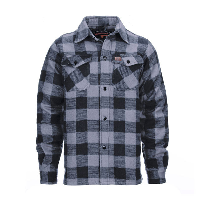 This timeless lumberjack shirt is made of high quality and has a perfect fit. With double layer for extra warmth and against rain; 100% cotton.