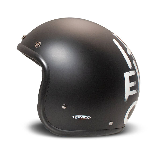 Embrace the fusion of classic style and modern functionality with the DMD Retro helmet; a nod to the iconic 70''s design. This helmet isn''t just a protective gear but a statement piece; crafted for those who dare to stand out. With its ECE 22.06 approved fiberglass shell available in three sizes; it offers a snug fit. The helmet is bluetooth ready; features integrated snaps for visors; and boasts a luxurious; washable lining with Velcro for a custom fit. Secured with a padded chin strap and a reliable Doub