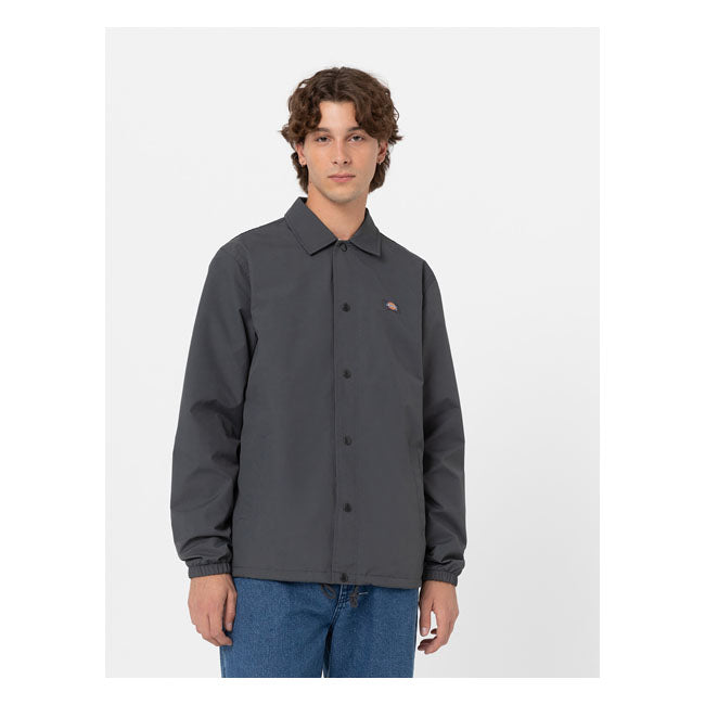 Dickies Oakport Coach Jas Donkergrijs Unisex Waterdichte Bescherming En Tijdloze Stijl