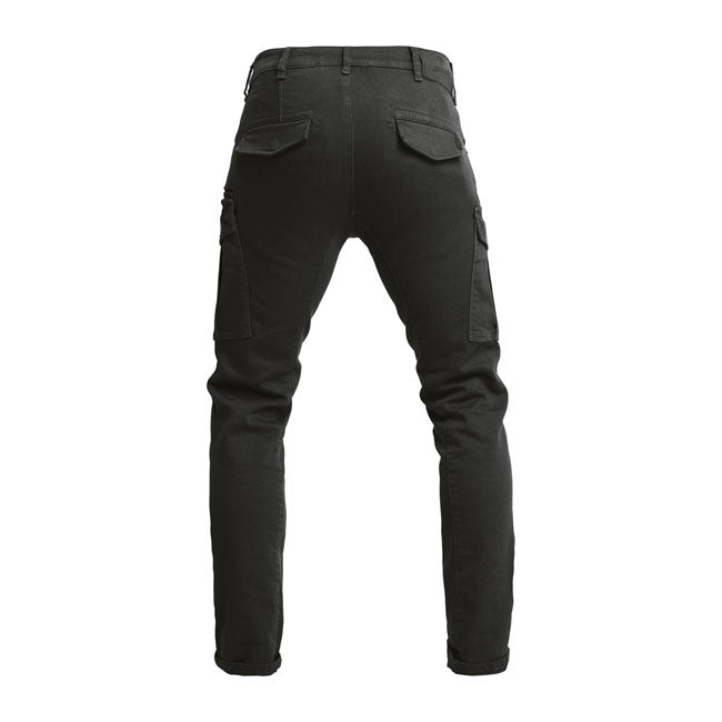 John Doe Defender Mono Broek Zwart Met CE AAA Bescherming XTM Vezel Verstelbare Knie En Heupprotectoren