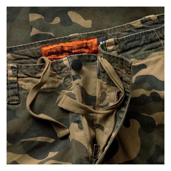 West Coast Choppers WCC M-65 Camouflage Cargo Broek Met Katoen Spandex Stretch Verstelbare Taille