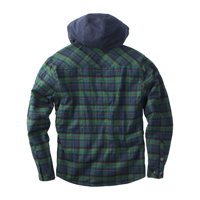 A classic work flannel with snap buttons and a sherpa lining to make it an all year favourite. The sleeves are polyester lined; not sherpa for your comfort. The body of the Sherpa lined flannel jacket is fully sherpa lined. On the left chest above the pocket WCC is embroidered as well as the OG Cross logo on the left sleeve. At the bottom front a woven WCC label is stitches on. The flannels come in a comfort fit; the hood is made of double self fabric in 80% cotton/20% polyester. The flannel is available in